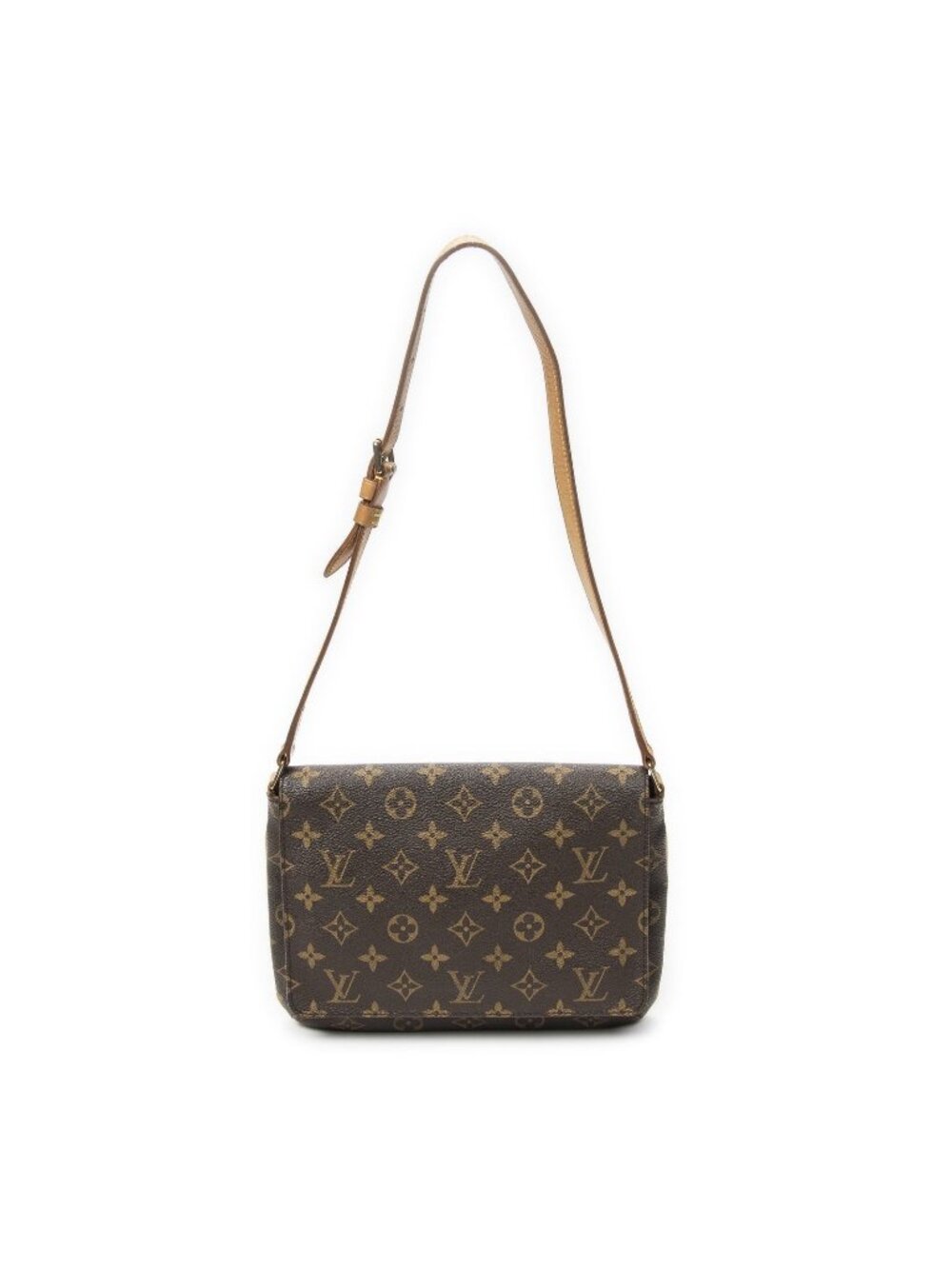 Louis Vuitton Musette Tango Brown Monogram Canvas Crossbody
